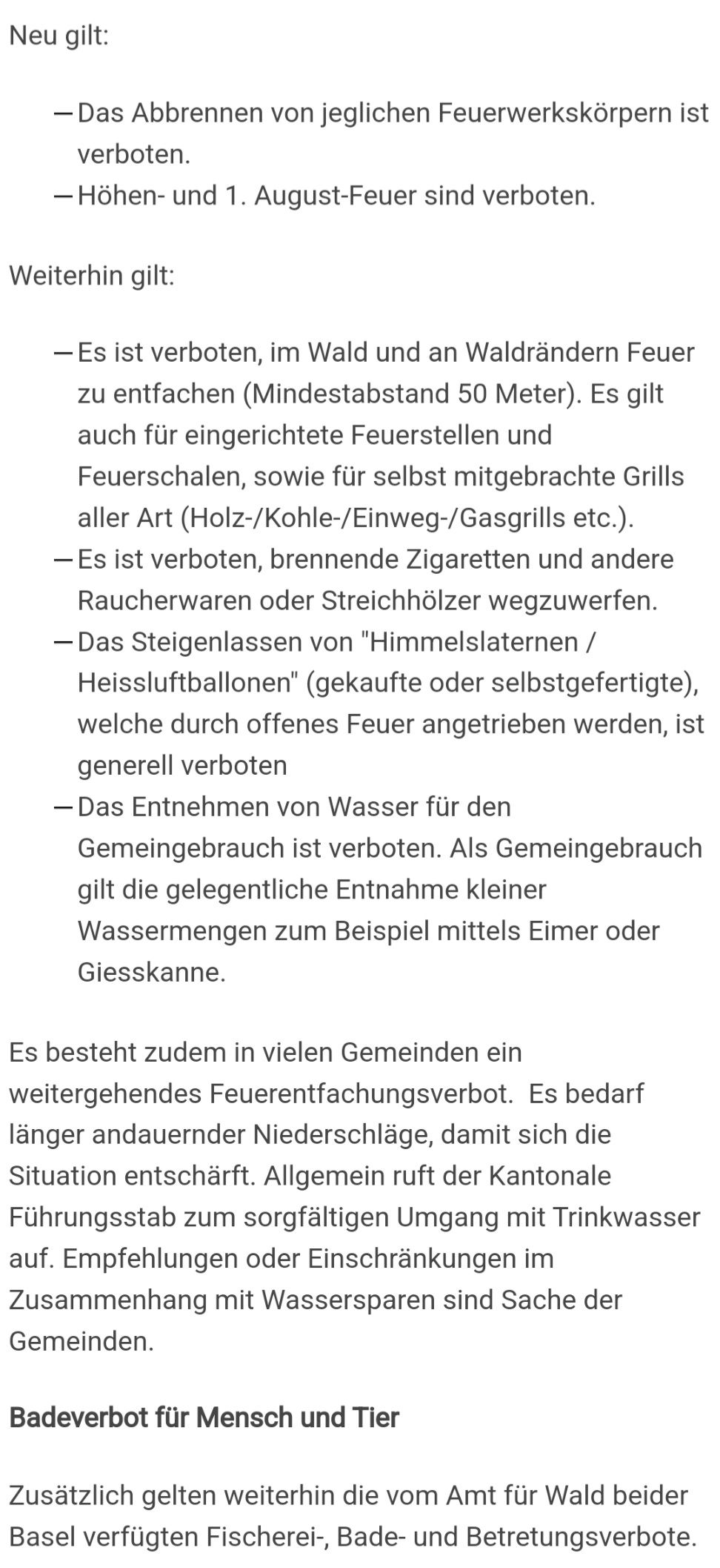 Feuerwerksverbot