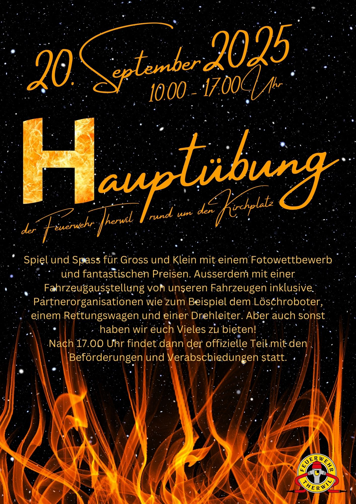 Plakat Hauptübung