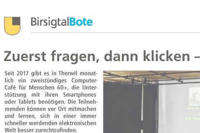 Erst fragen, dann klicken: Das Computer-Café